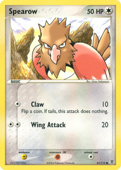 Spearow z edície FireRed & LeafGreen, karta č.81