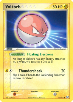 Voltorb z edície FireRed & LeafGreen, karta č.85