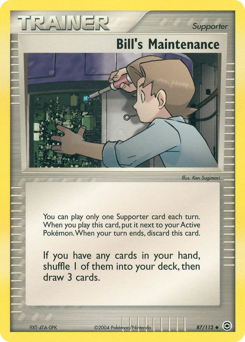 Bill's Maintenance z edície FireRed & LeafGreen, karta č.87