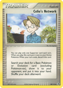 Celio's Network z edície FireRed & LeafGreen, karta č.88
