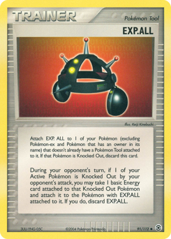 EXP.ALL z edície FireRed & LeafGreen, karta č.91