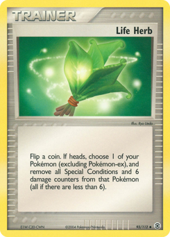 Life Herb z edície FireRed & LeafGreen, karta č.93