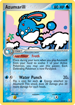 Azumarill z edície Team Rocket Returns, karta č.1