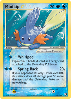 Mudkip ★ z edície Team Rocket Returns, karta č.107