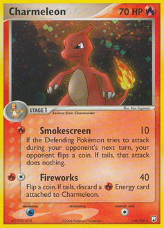 Charmeleon z edície Team Rocket Returns, karta č.110