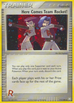 Here Comes Team Rocket! z edície Team Rocket Returns, karta č.111