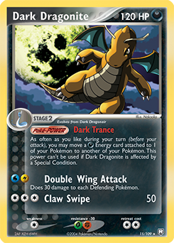 Dark Dragonite z edície Team Rocket Returns, karta č.15