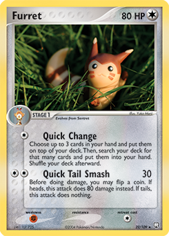 Furret z edície Team Rocket Returns, karta č.22