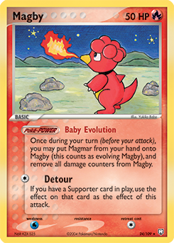 Magby z edície Team Rocket Returns, karta č.24