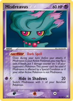 Misdreavus z edície Team Rocket Returns, karta č.25