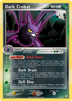 Dark Crobat z edície Team Rocket Returns, karta č.3