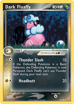Dark Flaaffy z edície Team Rocket Returns, karta č.33
