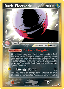 Dark Electrode z edície Team Rocket Returns, karta č.4