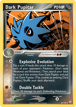 Dark Pupitar z edície Team Rocket Returns, karta č.40