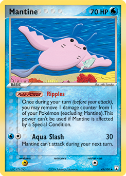 Mantine z edície Team Rocket Returns, karta č.45