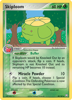 Skiploom z edície Team Rocket Returns, karta č.49