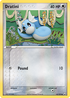 Dratini z edície Team Rocket Returns, karta č.52