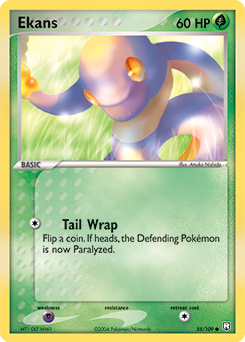 Ekans z edície Team Rocket Returns, karta č.55