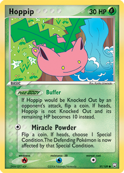Hoppip z edície Team Rocket Returns, karta č.57