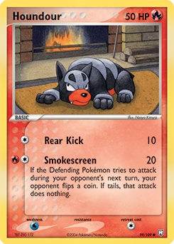 Houndour z edície Team Rocket Returns, karta č.59