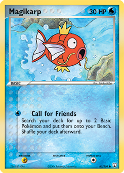 Magikarp z edície Team Rocket Returns, karta č.65