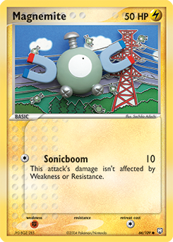 Magnemite z edície Team Rocket Returns, karta č.66