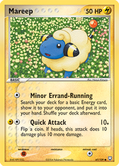 Mareep z edície Team Rocket Returns, karta č.67