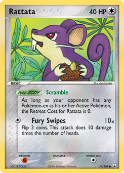 Rattata z edície Team Rocket Returns, karta č.71