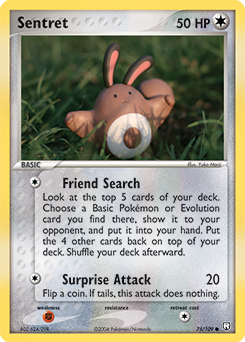 Sentret z edície Team Rocket Returns, karta č.75