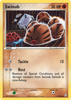 Swinub z edície Team Rocket Returns, karta č.79