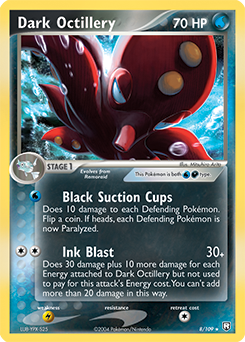 Dark Octillery z edície Team Rocket Returns, karta č.8