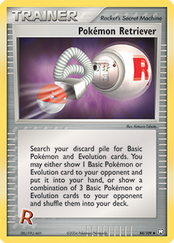 Pokémon Retriever z edície Team Rocket Returns, karta č.84