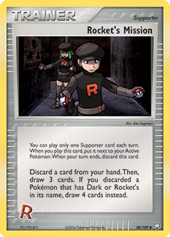 Rocket's Mission z edície Team Rocket Returns, karta č.88