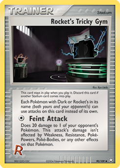 Rocket's Tricky Gym z edície Team Rocket Returns, karta č.90