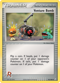 Venture Bomb z edície Team Rocket Returns, karta č.93