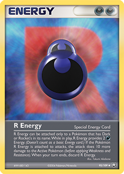 R Energy z edície Team Rocket Returns, karta č.95