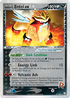 Rocket's Entei ex z edície Team Rocket Returns, karta č.97