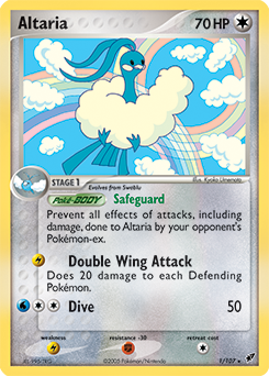 Altaria z edície Deoxys, karta č.1