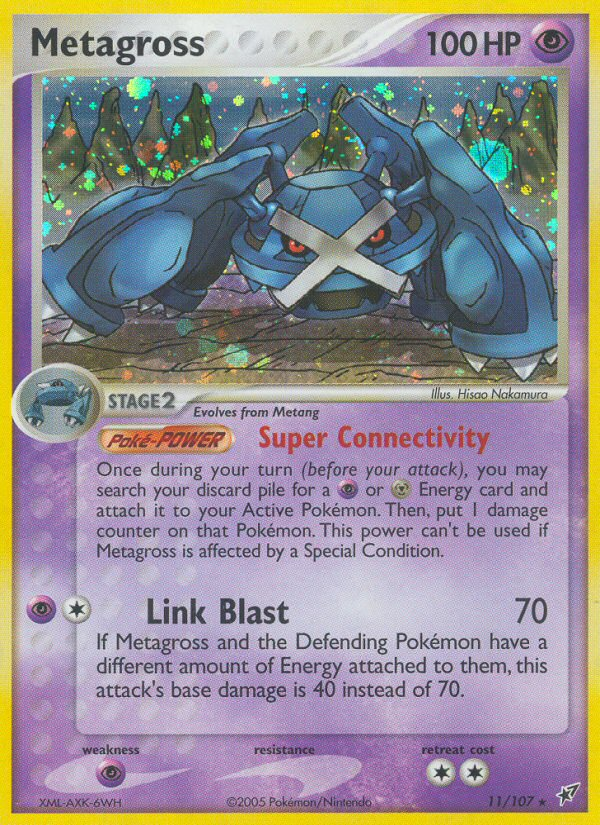 Metagross z edície Deoxys, karta č.11