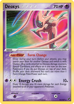 Deoxys z edície Deoxys, karta č.17