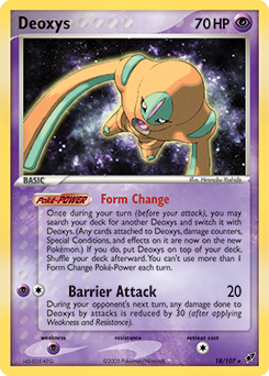 Deoxys z edície Deoxys, karta č.18