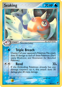 Seaking z edície Deoxys, karta č.24