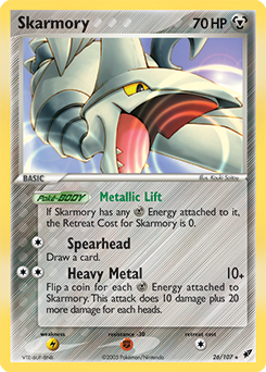 Skarmory z edície Deoxys, karta č.26