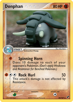 Donphan z edície Deoxys, karta č.30