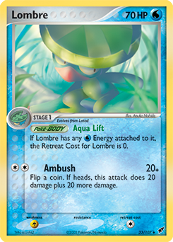 Lombre z edície Deoxys, karta č.33