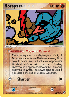 Nosepass z edície Deoxys, karta č.42