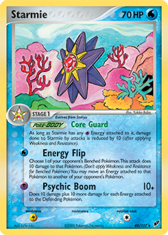 Starmie z edície Deoxys, karta č.48