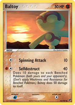 Baltoy z edície Deoxys, karta č.53