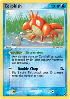 Corphish z edície Deoxys, karta č.57