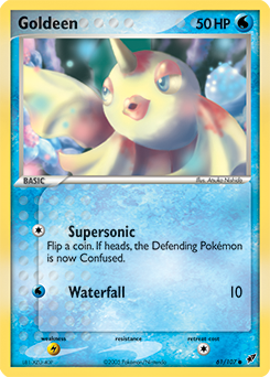 Goldeen z edície Deoxys, karta č.61